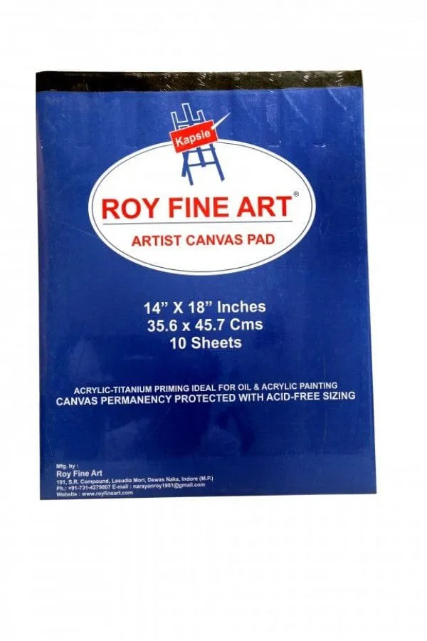 ROY FINE ART CANVAS PAD 14" X 18"