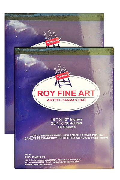 ROY FINE ART CANVAS PAD 10" X 12"