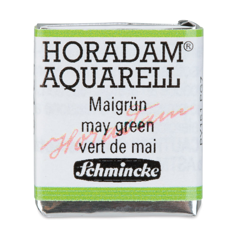 SCHMINCKE HORADAM AQUARELL HALF PAN SR 2 RAW MAY GREEN 1 PC (14524)