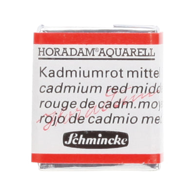SCHMINCKE HORADAM AQUARELL HALF PAN SR 3 CADMIUM RED MIDDLE 1 PC (14347)