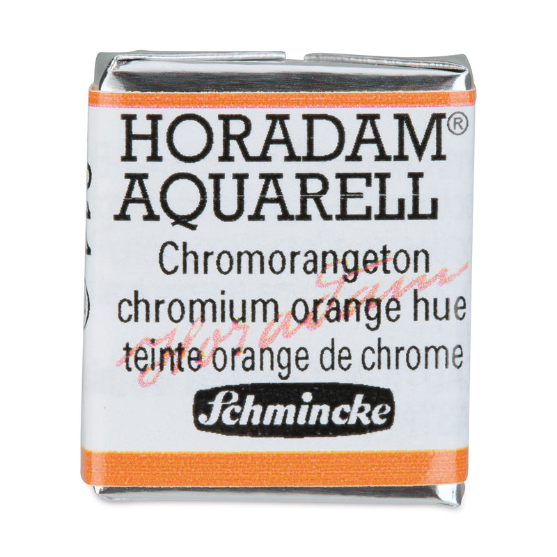 SCHMINCKE HORADAM AQUARELL HALF PAN SR 2 CHROME ORANGE 1 PC (14214)