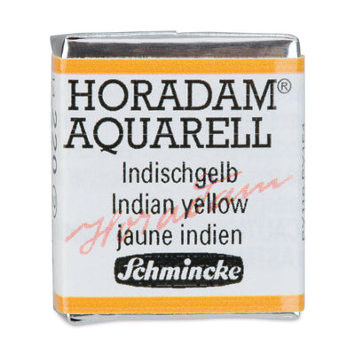 SCHMINCKE HORADAM AQUARELL HALF PAN SR 2 INDIAN YELLOW 1 PC (14220)