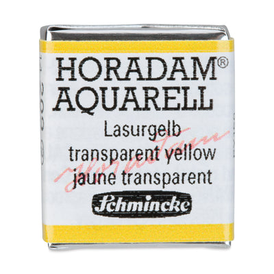 SCHMINCKE HORADAM AQUARELL HALF PAN SR 2 TRNASPARENT YELLOW 1 PC (14209)