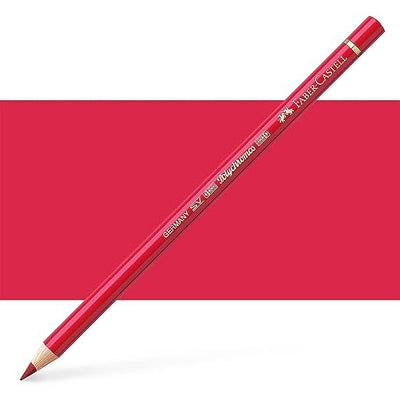 FABERCASTELL POLYCHROMOS COLOUR PENCILS BURNT CARMINE