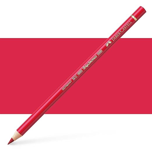 FABERCASTELL POLYCHROMOS COLOUR PENCILS BURNT CARMINE