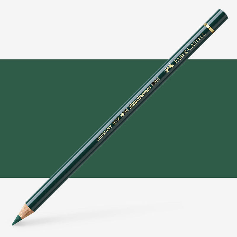 FABERCASTELL POLYCHROMOS COLOUR PENCILS PINE GREEN