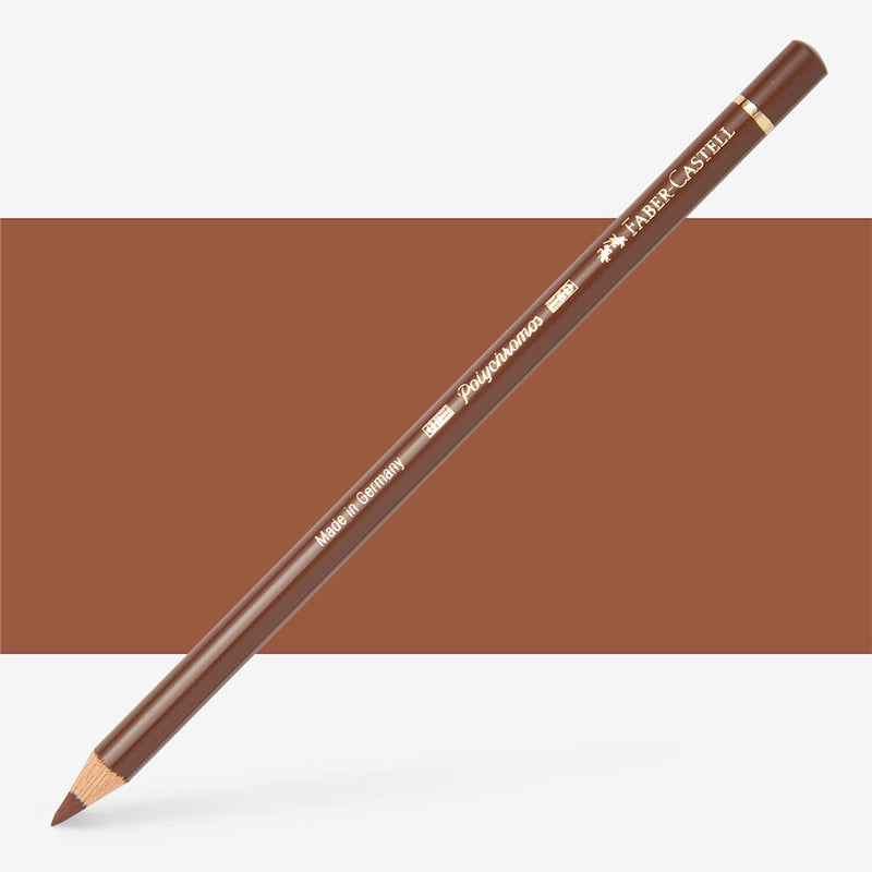 FABERCASTELL POLYCHROMOS COLOUR PENCILS BURNT SIENNA