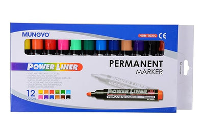 MUNGYO PERMANENT MARKER SET OF 12