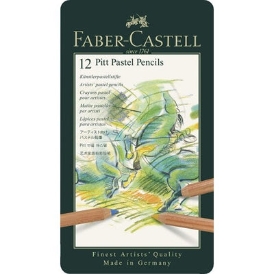 FABERCASTELL PITT PASTEL PENCIL SET OF 12 (112112)