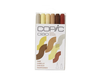 COPIC CIAO MARKER HAIR SET OF 6