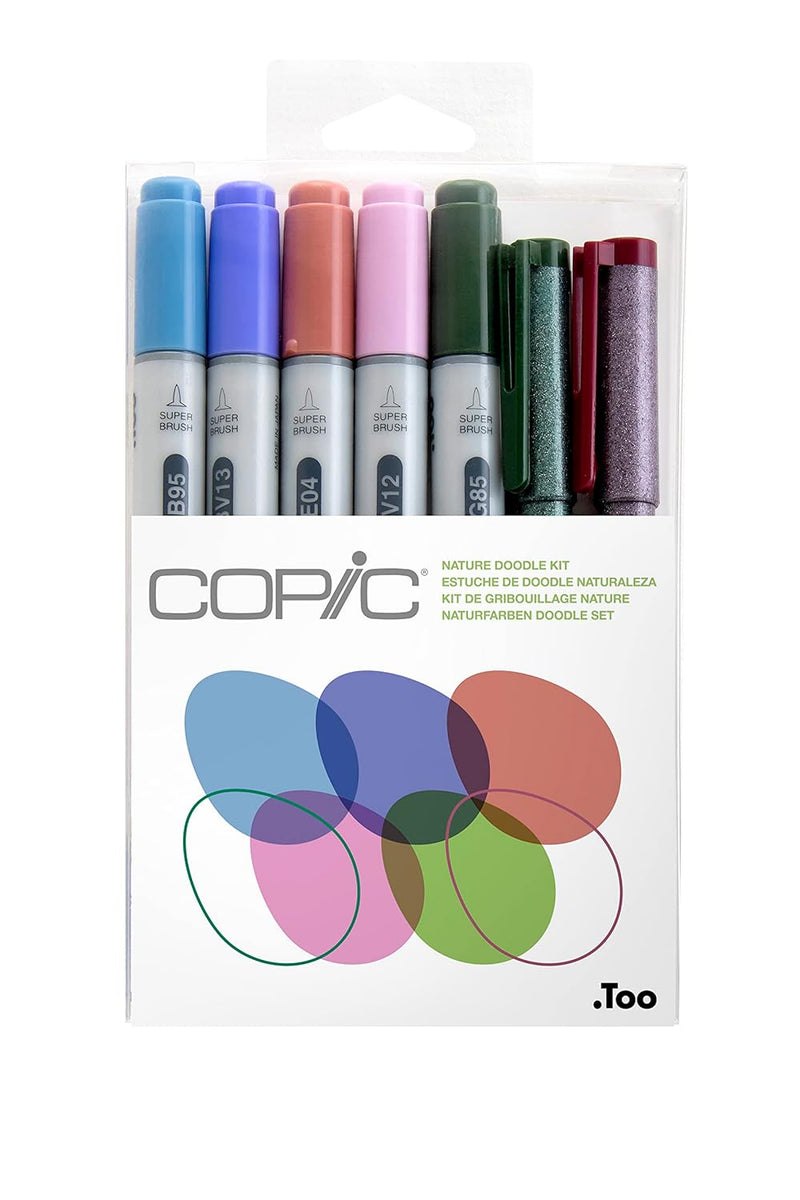 COPIC CIAO MARKER NATURE DOODLE KIT SET OF 7