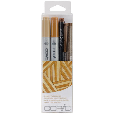 COPIC CIAO MARKER DOODLE BROWN SET OF 3