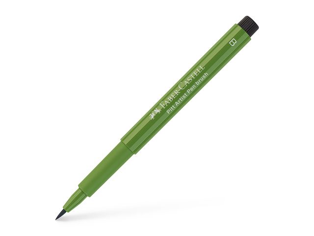 FABERCASTELL PITT PEN BRUSH PERMENT OLIVE GREEN