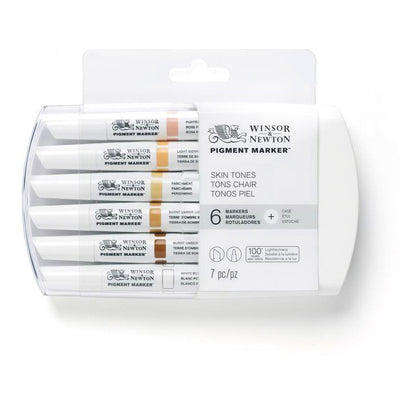 WINSOR & NEWTON PIGMENT MARKER SKIN TONE SET OF 6 (29045)