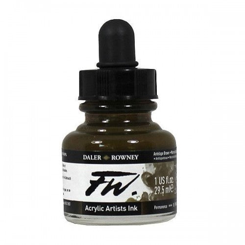 DALER & ROWNEY FW ACRYLIC INK 29.5 ML ANTELOPE BROWN 160029222