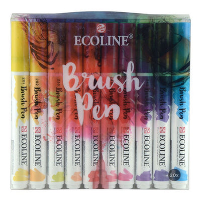 TALENS ECOLINE WATER COLOUR BRUSH PEN SET OF 20 (11509004)