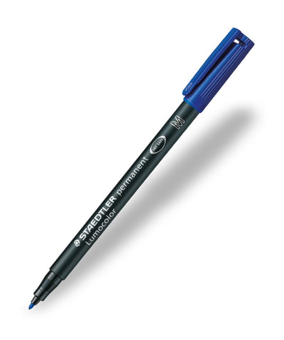 STAEDTLER LUMOCOLOR PERMANENT MARKER BLUE (313-3)