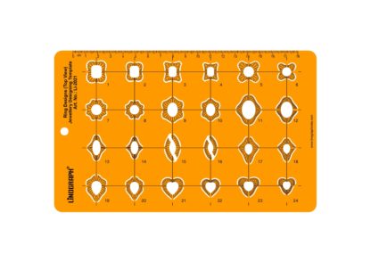 LINOGRAPH TEMPLATE LI-2021 RING DESIGNS