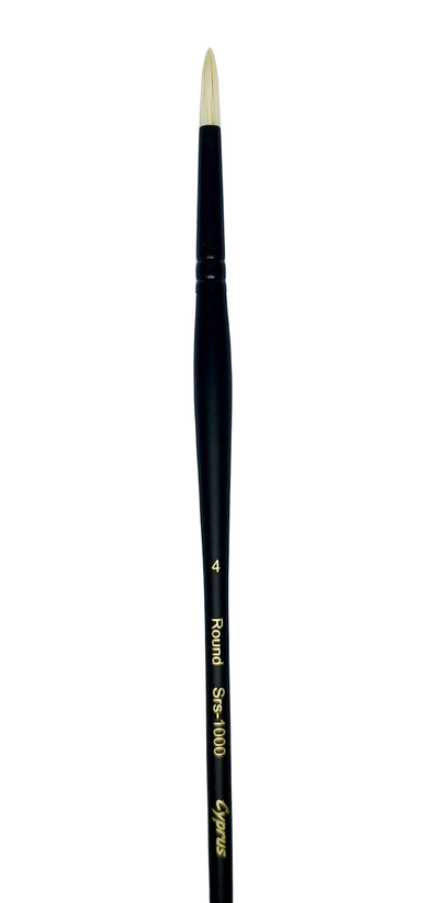 CYPRUS HOG HAIR BRUSH ROUND SR 1000 NO 4