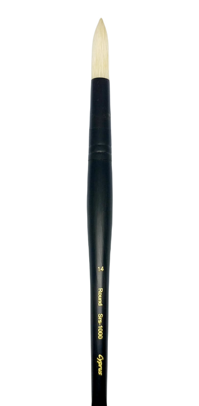 CYPRUS HOG HAIR BRUSH ROUND SR 1000 NO 14