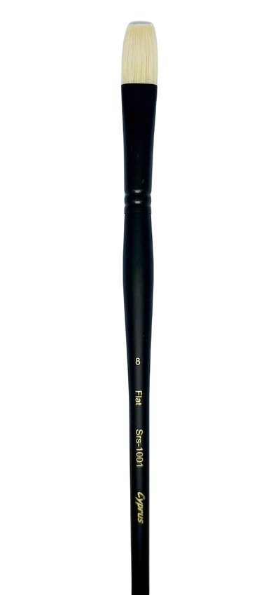 CYPRUS HOG HAIR BRUSH FLAT SR 1001 NO 8