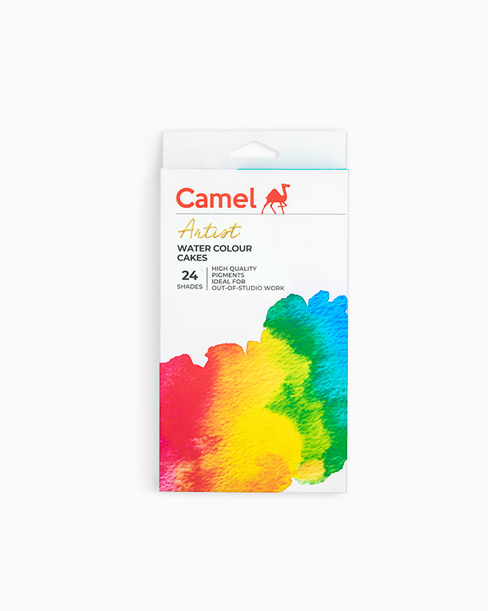 CAMEL ARTIST WATER COLOUR PANS SET OF 24 (1024061)