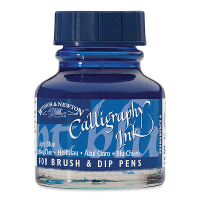 WINSOR & NEWTON CALLIGRAPHY INK 30 ML LIGHT BLUE