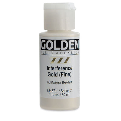 GOLDEN FLUID ACRYLIC 30 ML SR 7 INTERFERENCE GOLD FINE 0002467-1