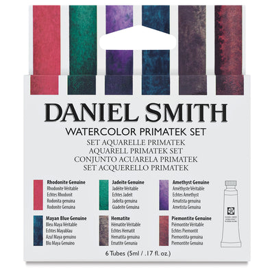DANIEL SMITH EXTRA FINE WATER COLOUR TUBE PRIMATEK SET 6 x 5 ML (285610006)