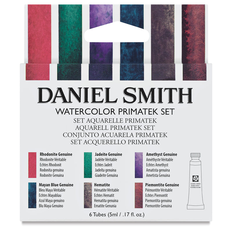 DANIEL SMITH EXTRA FINE WATER COLOUR TUBE PRIMATEK SET 6 x 5 ML (285610006)