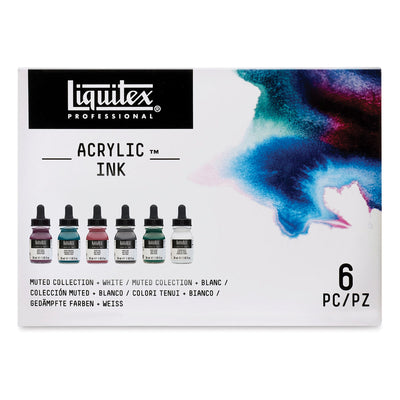 LIQUITEX ACRYLIC INK MUTED COLLECTION SET OF 6 (3699355)