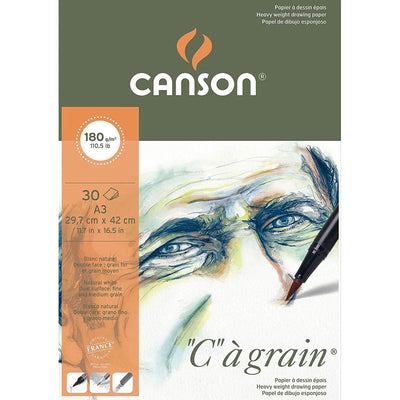 CANSON MONTVAL WATER COLOUR SHEETS COLD PRESSED 300 GSM 25% COTTON 22" x 30" (200801102)