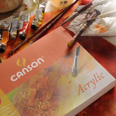 CANSON ACRYLIC PAD 4SG 10 SHEETS 400 GSM 32 x 41 CM (200807409)