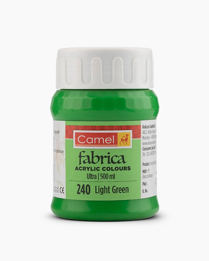 CAMLIN FABRICA ULTRA ACRYLIC COLOUR 500 ML LIGHT GREEN