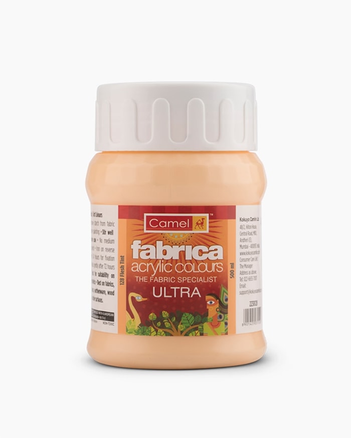 CAMLIN FABRICA ULTRA ACRYLIC COLOUR 500 ML FLESH TINT