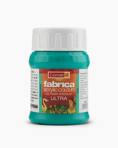 CAMLIN FABRICA ULTRA ACRYLIC COLOUR 500 ML PALE EMERALD