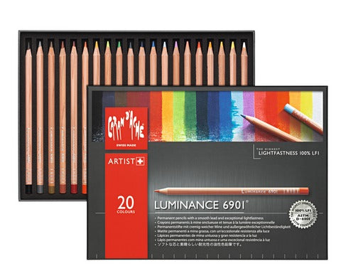 CARAN DACHE LUMINANCE COLOUR PENCIL SET OF 20 (6901.72)