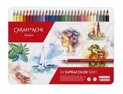 CARAN DACHE SUPRACOLOR SOFT COLOUR PENCIL SET OF 30 (3888.83)