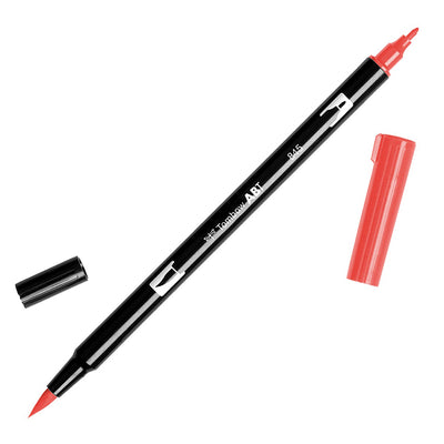 TOMBOW DUAL BRUSH PENS CARMINE