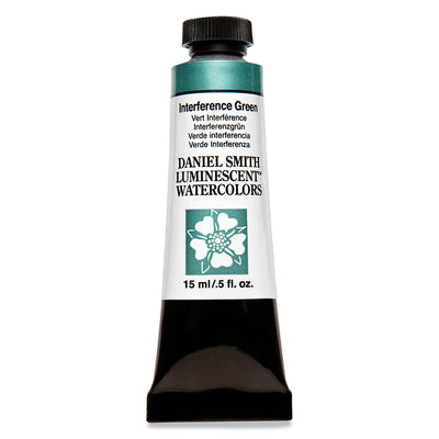 DANIEL SMITH EXTRA FINE WATER COLOUR 15 ML SR 1 INTERFERENCE GREEN (004)