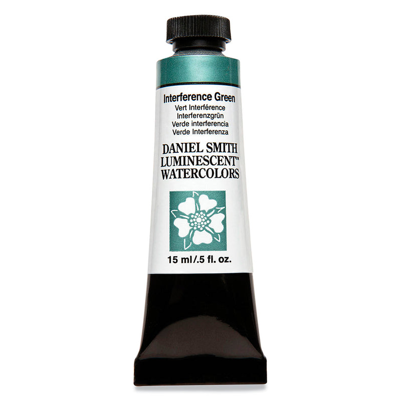 DANIEL SMITH EXTRA FINE WATER COLOUR 15 ML SR 1 INTERFERENCE GREEN (004)