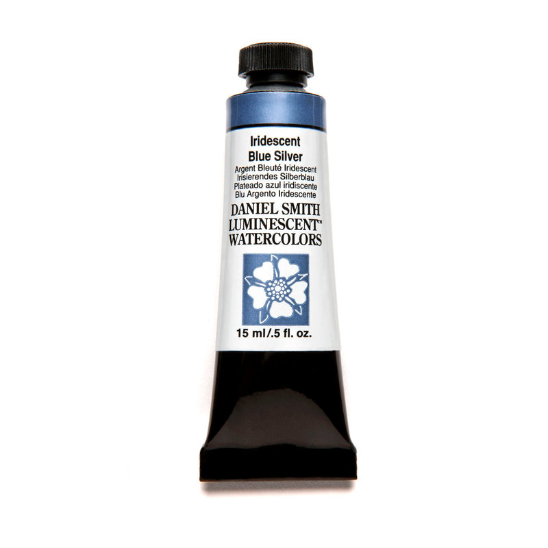 DANIEL SMITH EXTRA FINE WATER COLOUR 15 ML SR 1 IRIDESCENT BLUE-SILVER (014)