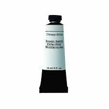 DANIEL SMITH EXTRA FINE WATER COLOUR 15 ML SR 1 CHINESE WHITE (023)