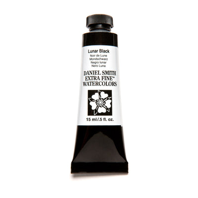 DANIEL SMITH EXTRA FINE WATER COLOUR 15 ML SR 1 LUNAR BLACK (049)