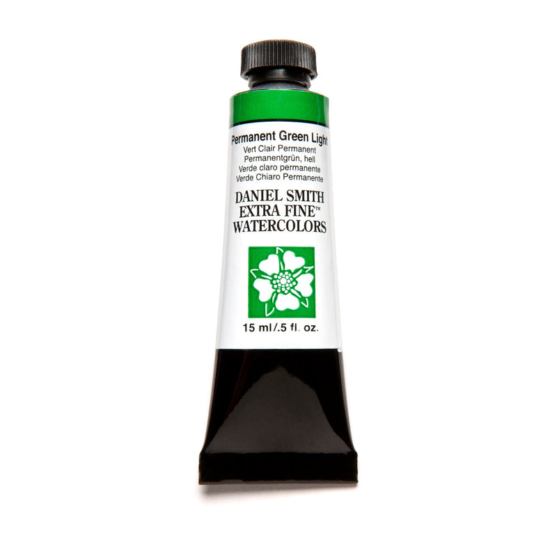 DANIEL SMITH EXTRA FINE WATER COLOUR 15 ML SR 1 PERMANENT GREEN LIGHT (067)