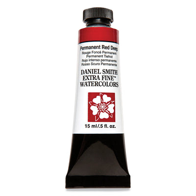 DANIEL SMITH EXTRA FINE WATER COLOUR 15 ML SR 1 PERMANENT RED DEEP (069)