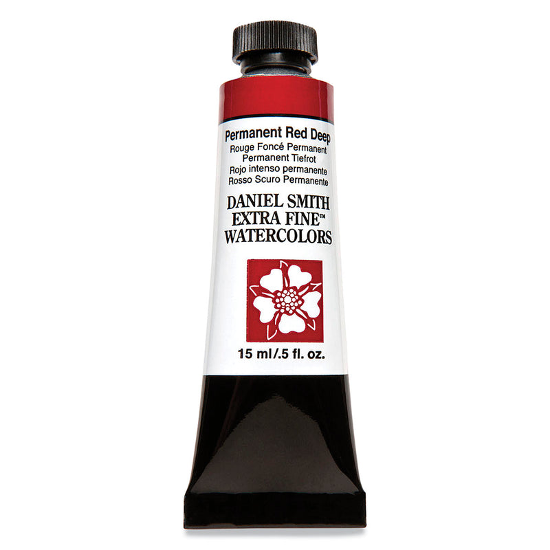 DANIEL SMITH EXTRA FINE WATER COLOUR 15 ML SR 1 PERMANENT RED DEEP (069)