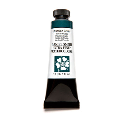 DANIEL SMITH EXTRA FINE WATER COLOUR 15 ML SR 1 PRUSSIAN GREEN (128)