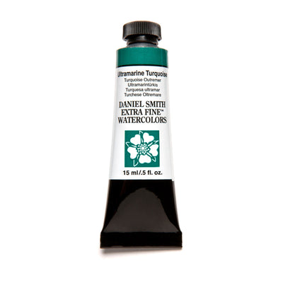 DANIEL SMITH EXTRA FINE WATER COLOUR 15 ML SR 1 ULTRAMARINE TURQUOISE (105)