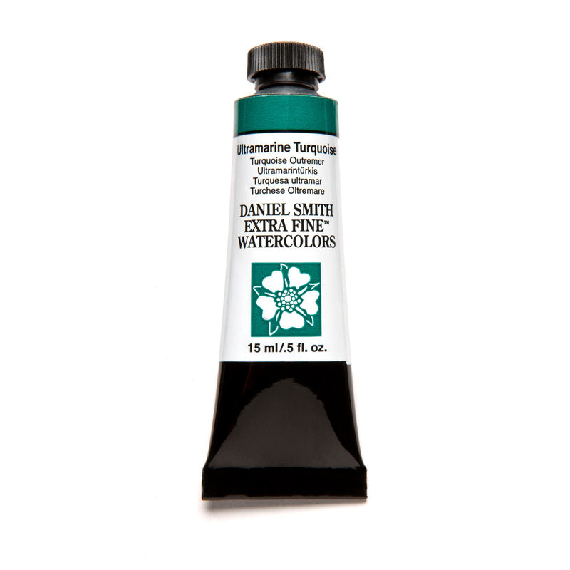 DANIEL SMITH EXTRA FINE WATER COLOUR 15 ML SR 1 ULTRAMARINE TURQUOISE (105)
